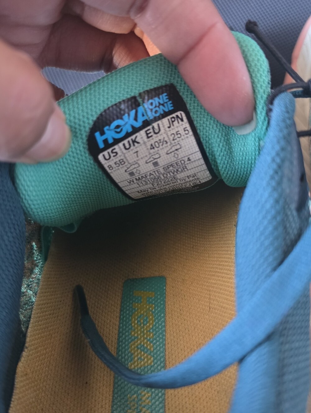 HOKA Women's Mafate Speed 4 Deep Teal/Water Garden sizes 8.5 - Picture 12 of 13